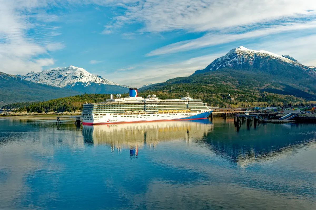 Carnival Luminosa in Skagway, Alaska