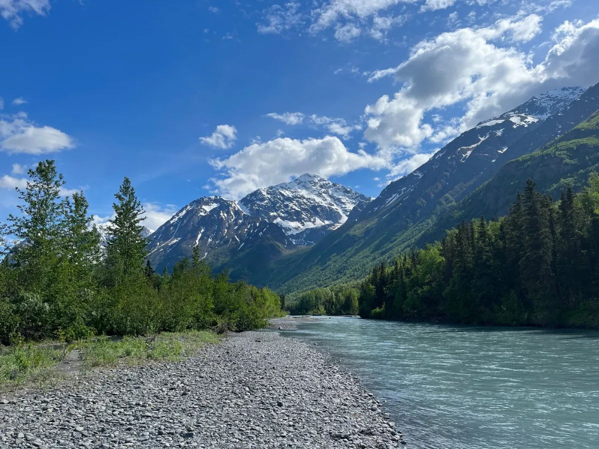 Eagle River at the Eagle River Visitor Center