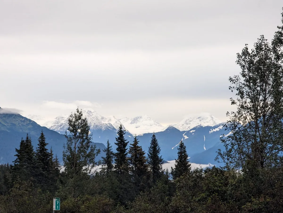View of Portage Valley on route to Whitter