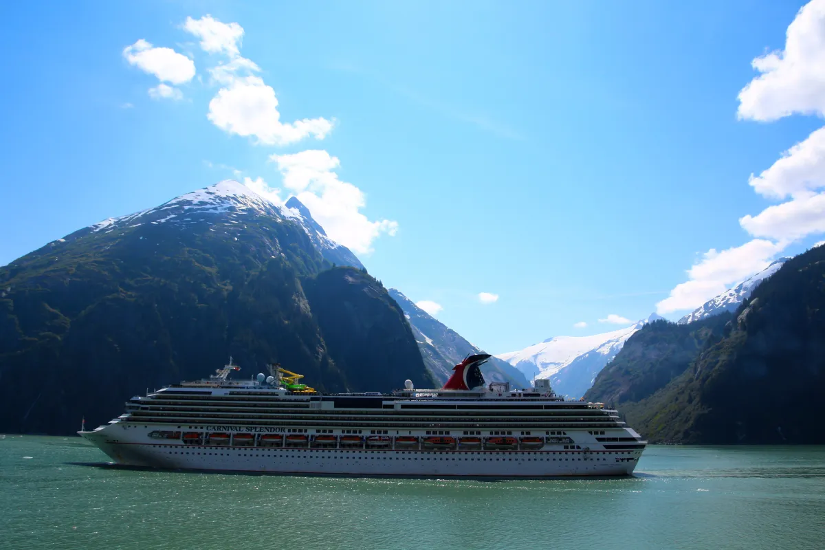 Carnival Splendor in Stephens Passage